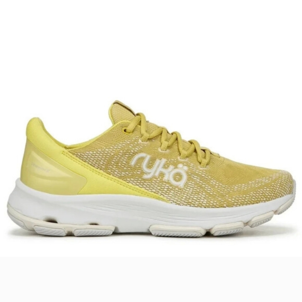 Ryka Devotion X I3943M3700 Sneaker Women's Yellow Lace-Up Walking Shoes Size 8.5